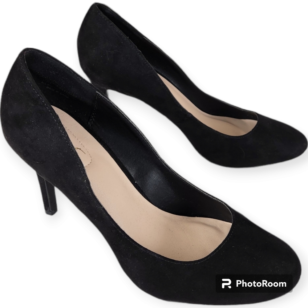 Est 1946 by Cato Black Suede heels size 9M